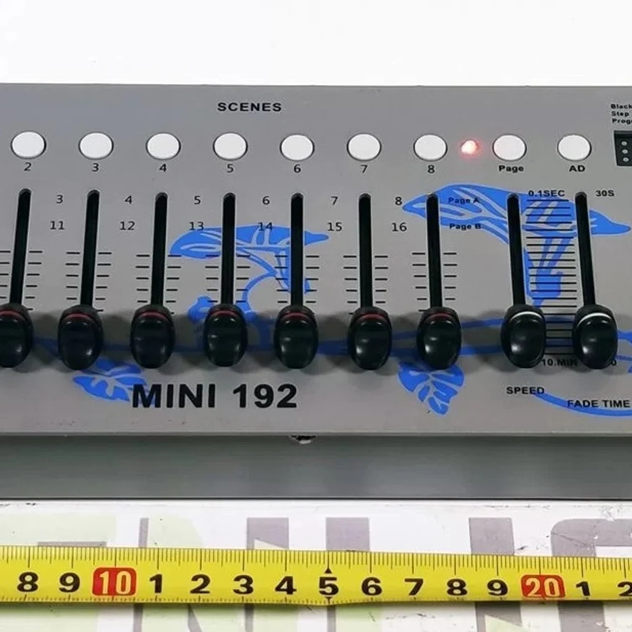 Световой пульт DMX 192 мини на аккумуляторе